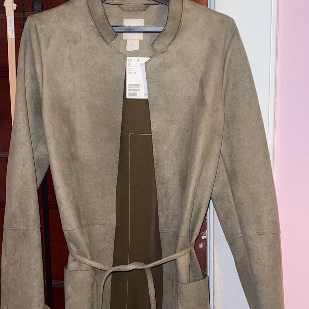 Sage/olive coat